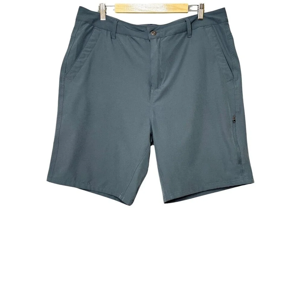 Gerry Mens Golf Hiking Performance Hybrid Shorts Size 38 Green Stretch Beach